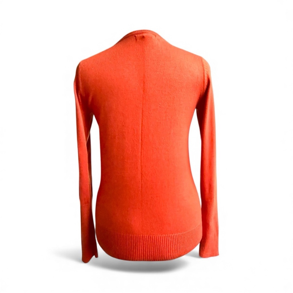 Target Women's Rust Crew Neck Sweater - Picture 2 of 6